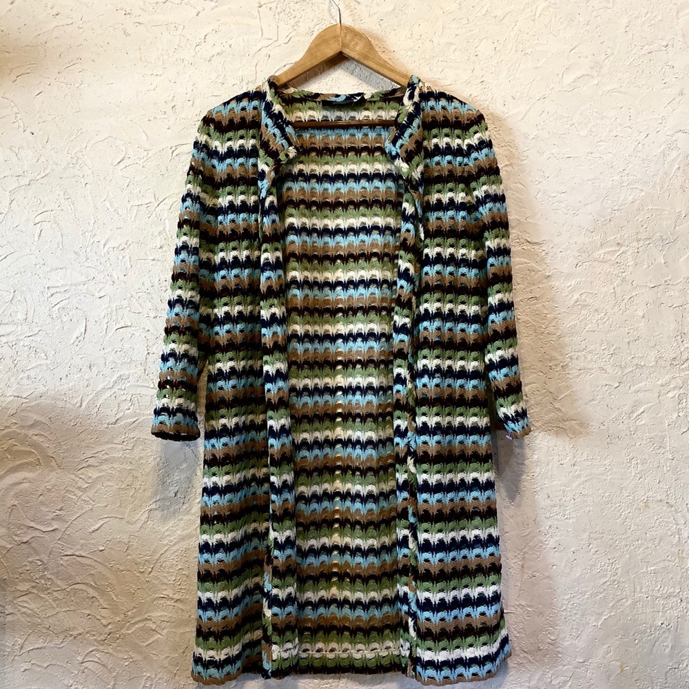 Peel and Peck knitted kimono